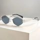 Trendy hexagonal sunglasses