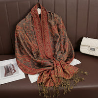 Luxury Brand Pashmina Cashmere Scarf