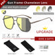 Square Aluminum Sunglasses UV400