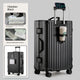 Travel Suitcase with USB Cup Holder, Aluminum Frame