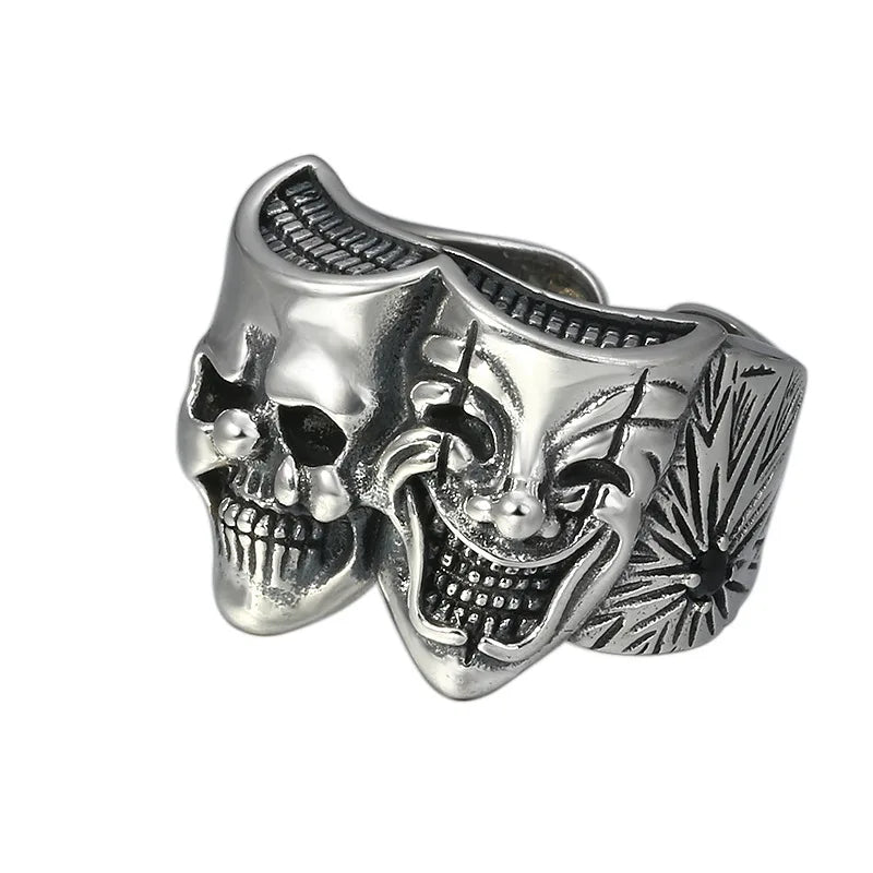 Retro Two-Sided Joker Ring