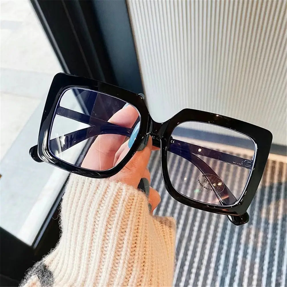 Square anti-blue light glasses