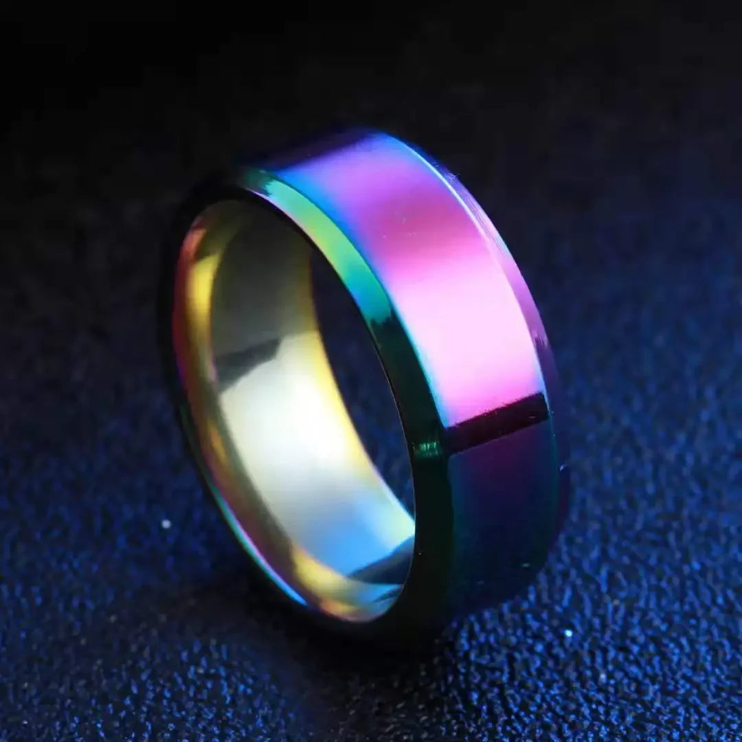 Stainless steel wedding ring rings