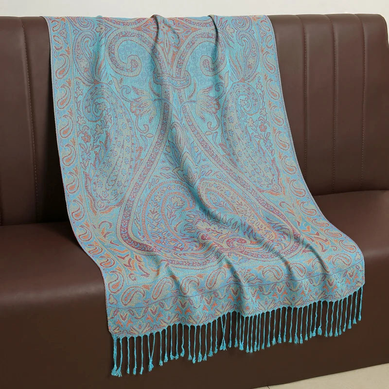 Luxury Brand Pashmina Cashmere Scarf