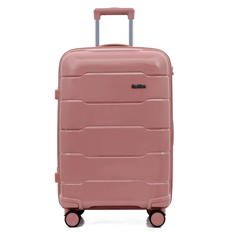 Set of 3 rolling travel suitcases