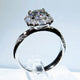 Luxury White Cubic Zirconia Engagement Rings for Women Silver ColorAzizaK