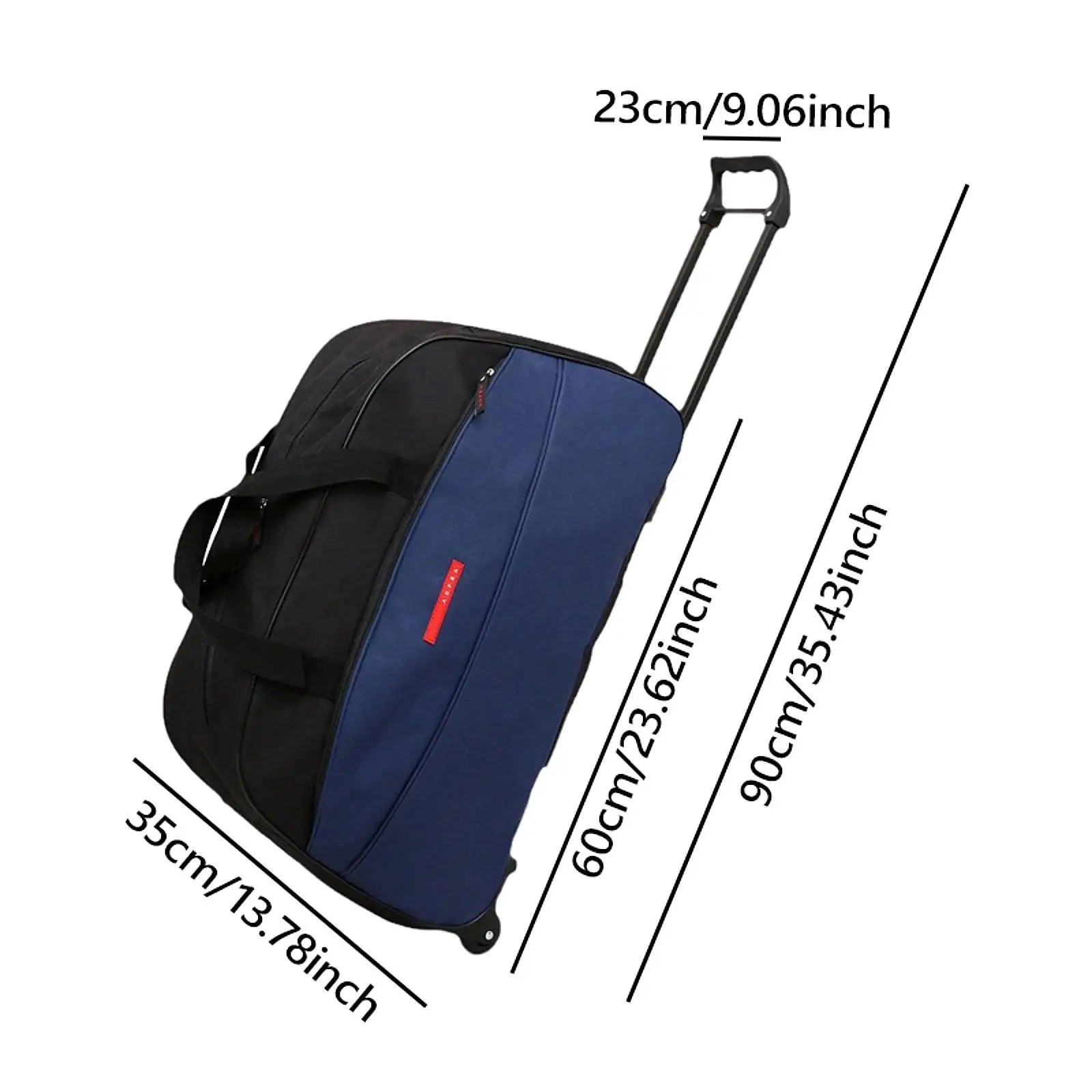 Wheeled sports bag