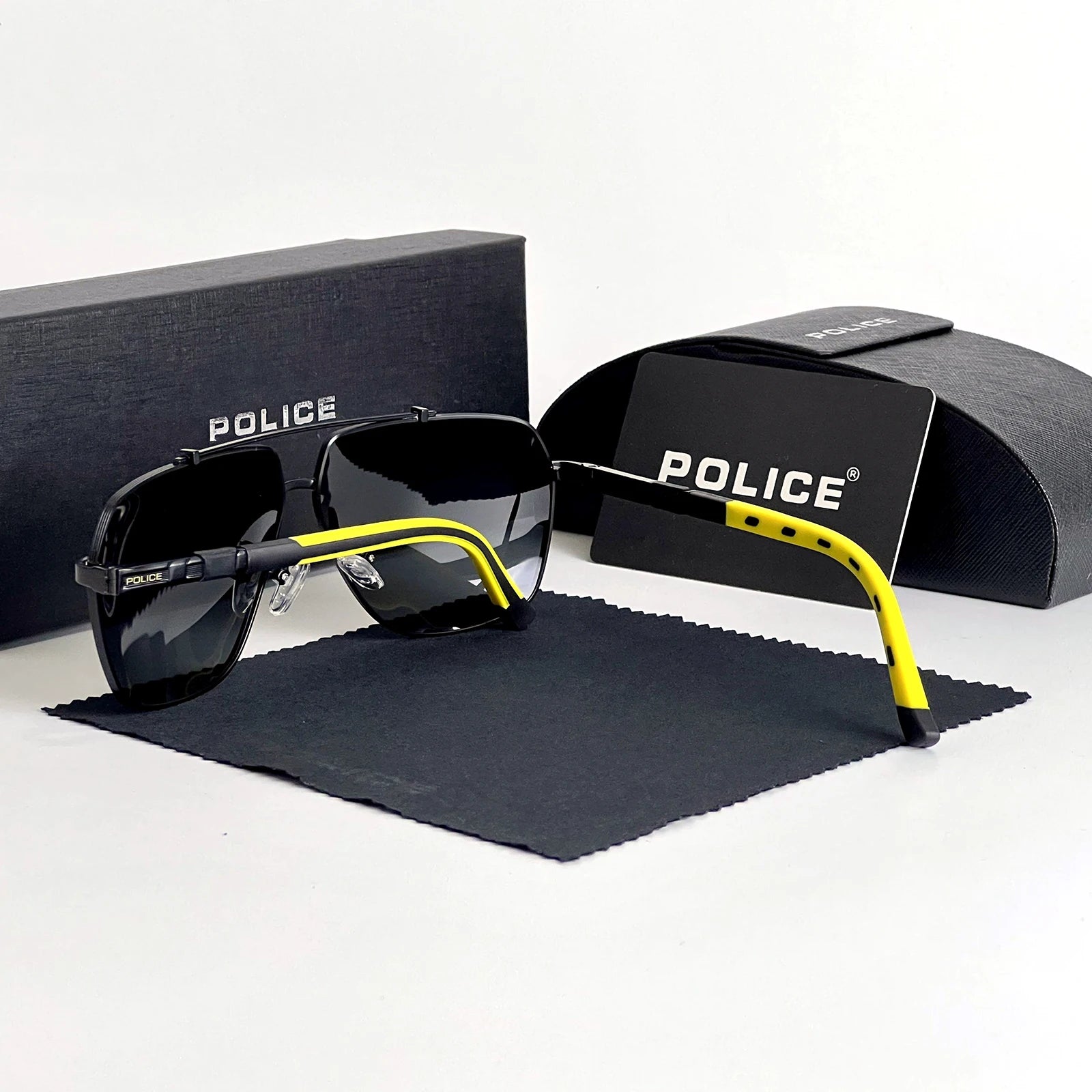 Luxury Brand Sunglasses Police Polarized UV 400 Protection 6321