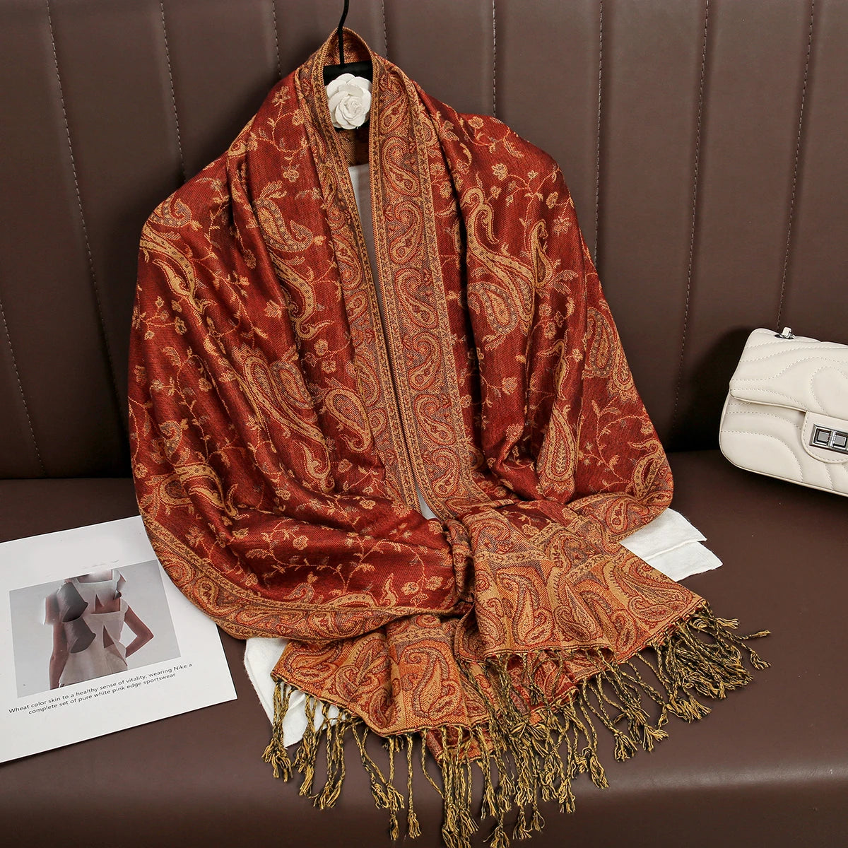 Luxury Brand Pashmina Cashmere Scarf