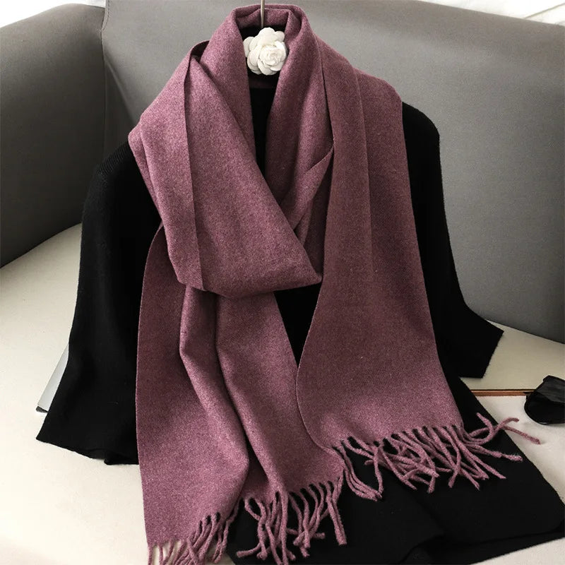 Cashmere winter scarf 62 colorsAzizaK