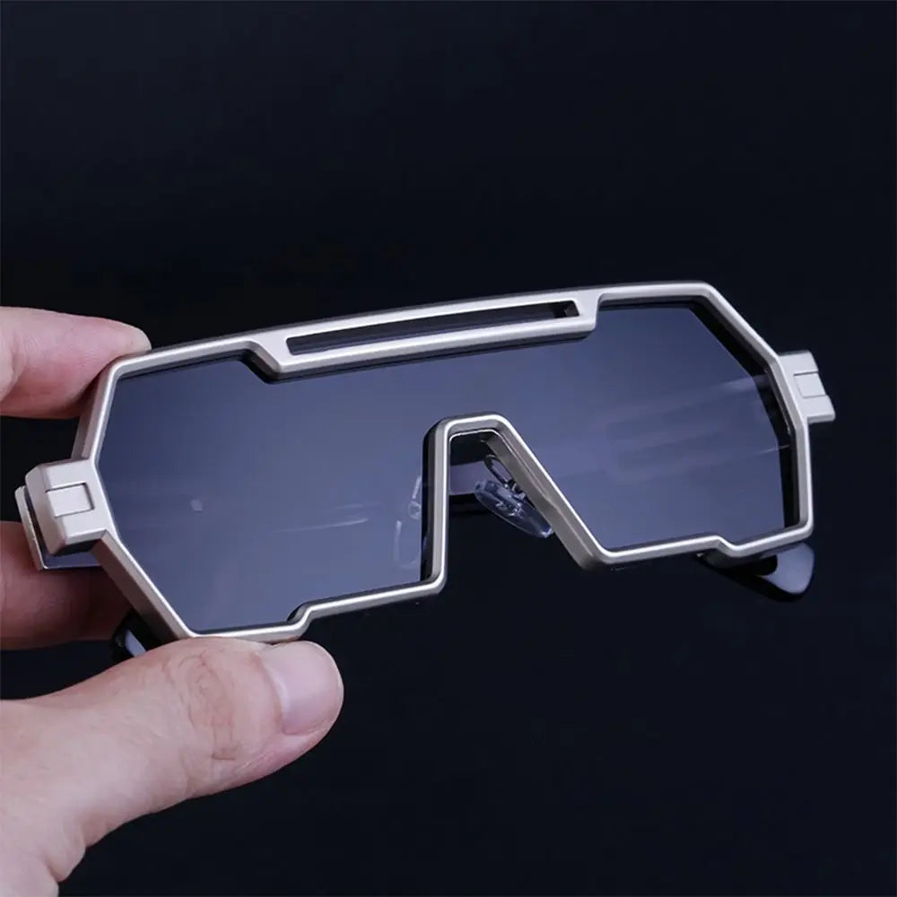 Irregular Square Metal Sunglasses