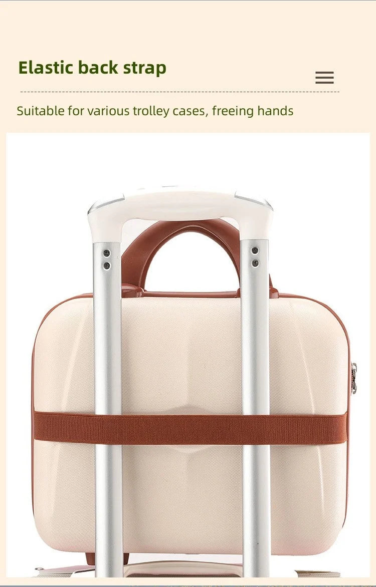 Portable carry-on suitcase with password lock