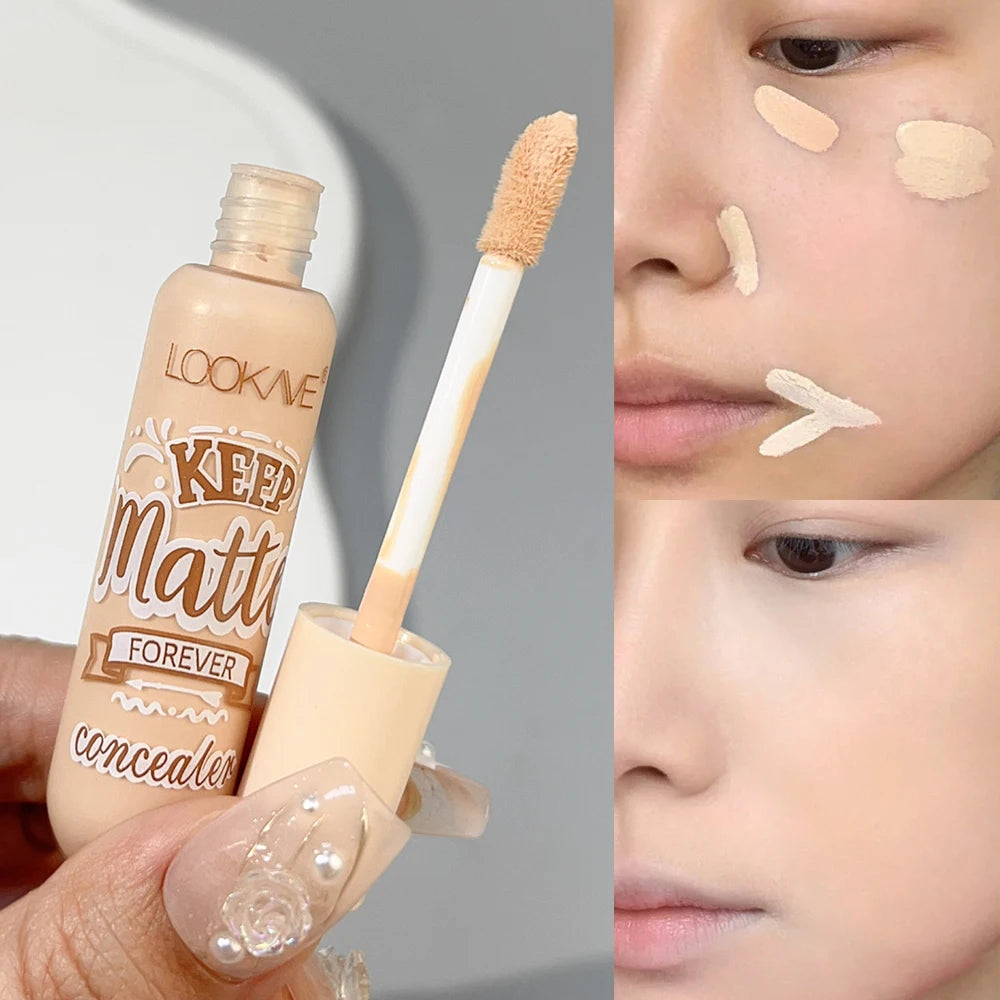 Waterproof Matte Liquid Concealer Cream Moisturizing Makeup Cover Acne Dark Circles Foundation Contouring Face Contouring