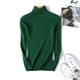 Long sleeve turtleneck knitted sweater