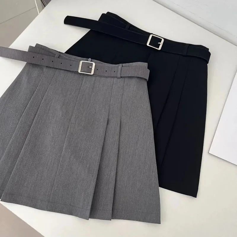 Lucy Ever Preppy Style A-Line Skirt