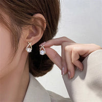 Trendy Cross Stud Earrings