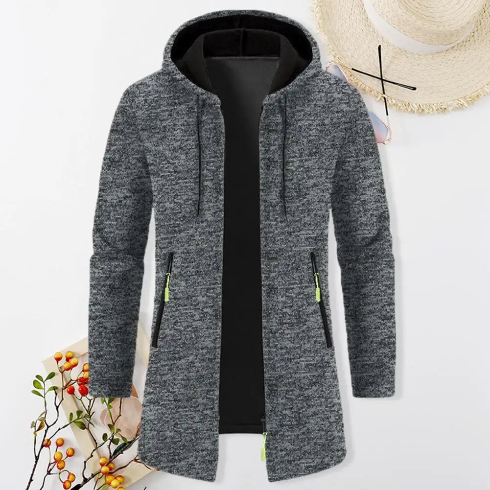 Stylish Hooded Zip Up Sweater