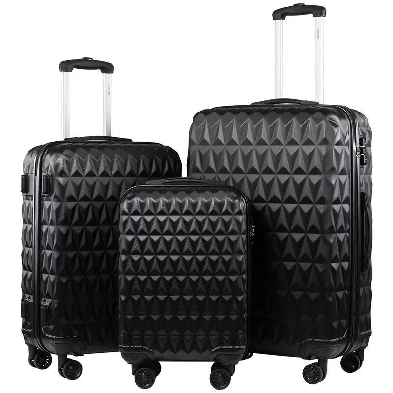 Rolling travel suitcase