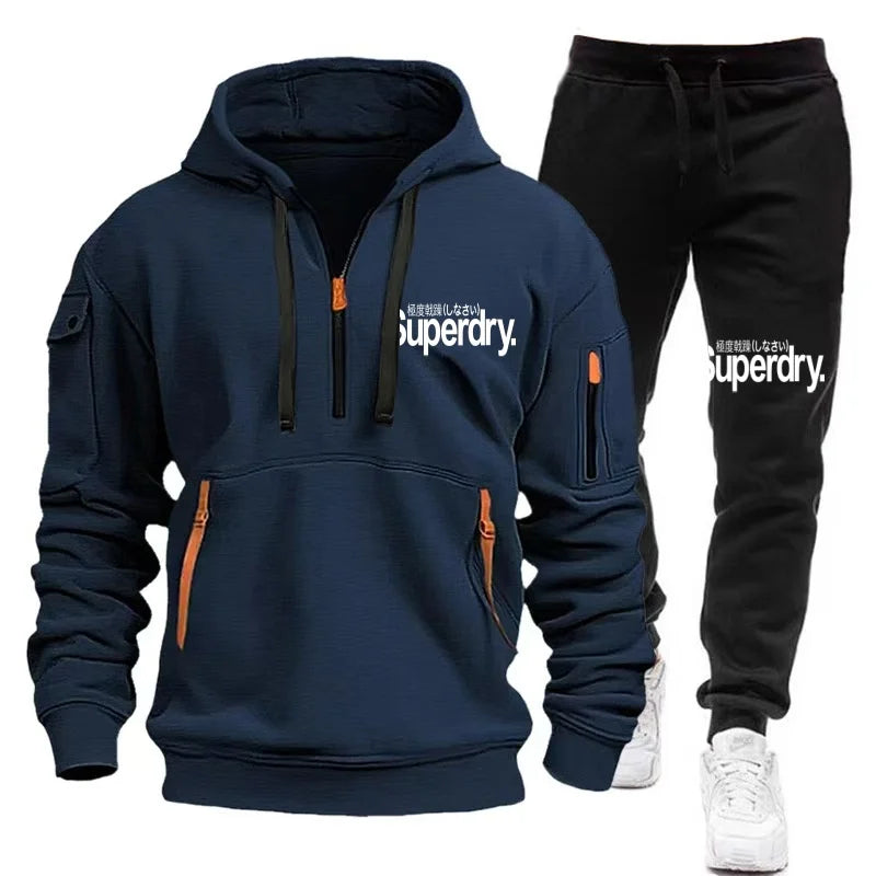 zipped hoodie + pants