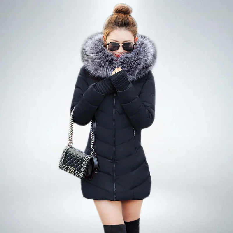 Thicken Warm Padded Cotton Long Coat