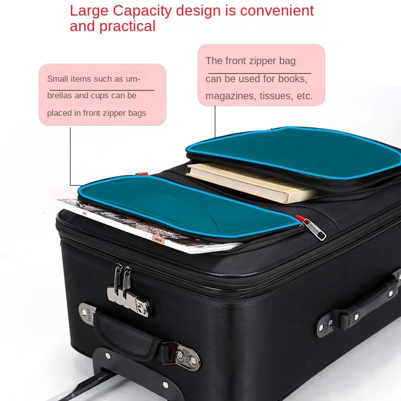 waterproof suitcase with password