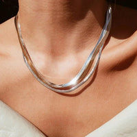 Women’s Necklace 3-5mm Steel Silver