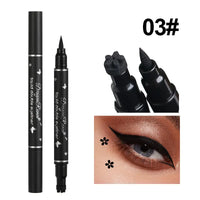 Liquid Eyeliner Stamp Marker Pen Waterproof Long Lasting Double-ended Cosmetic Makeup Eye Liner