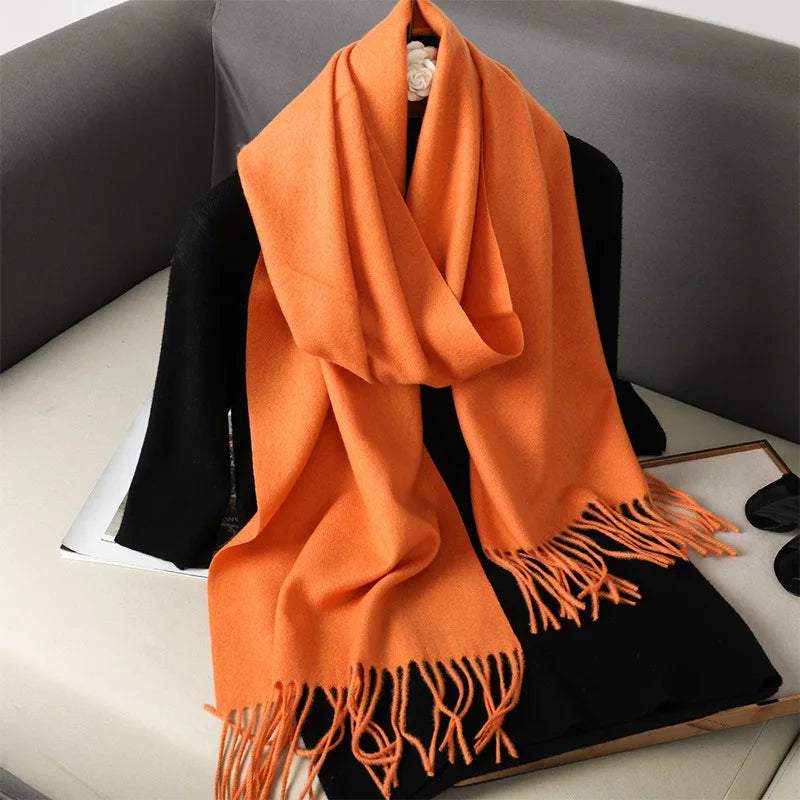 Cashmere winter scarf 62 colorsAzizaK