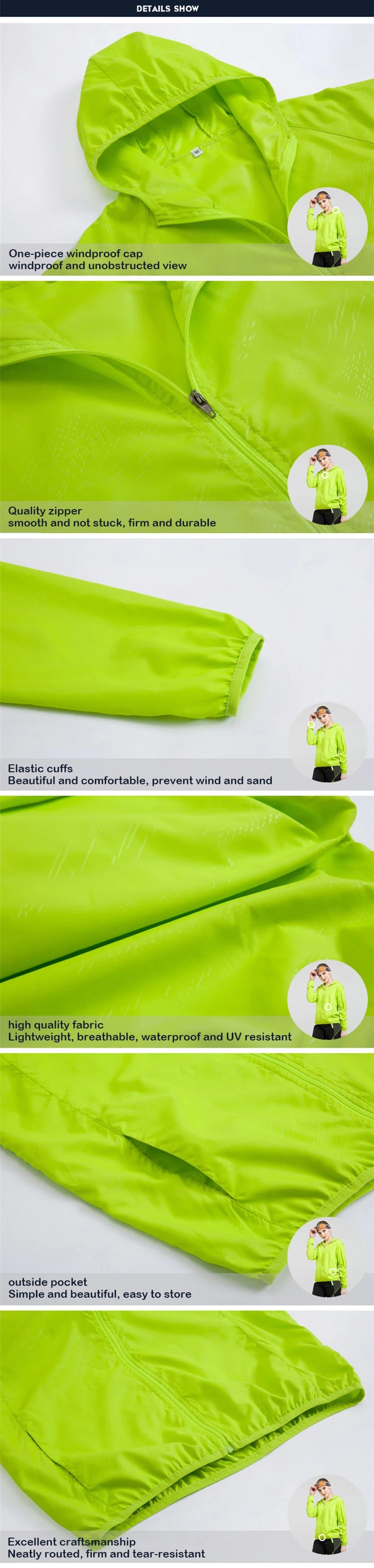 JLN Waterproof Quick Dry Hiking Jacket