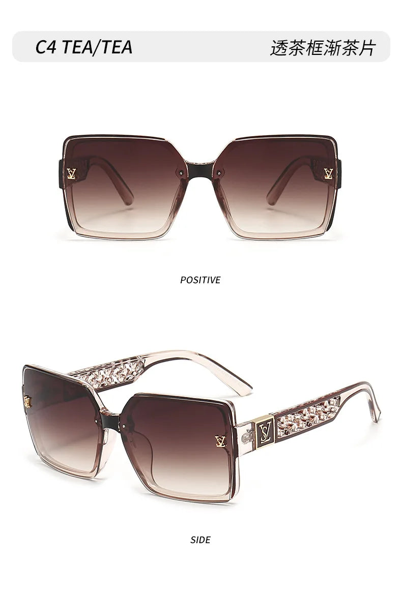 Luxury Square Designer Sunglasses