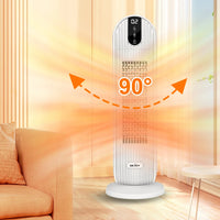 Sejoy 2000W Home Electric Heater 220v Space Heater PTC Ceramic Heater, with Timer, Auto Oscillation, 2 Speed Heating Fans