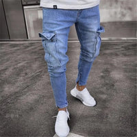 Jeans Fashion Trend Casual Knee Wear-resistant Comfortable