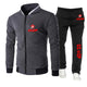 Crew neck jacket and sweatpants