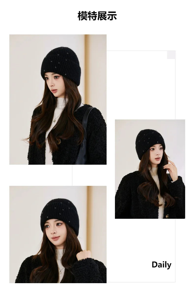 Soft and warm rabbit fur hat