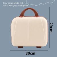 Portable carry-on suitcase with password lock