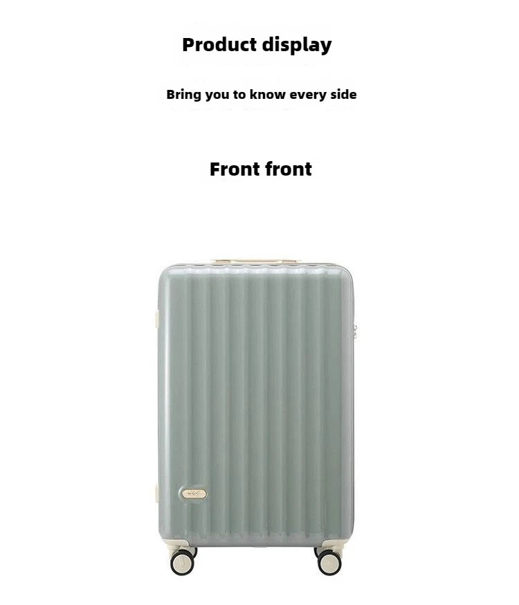 sturdy and durable travel suitcase with password