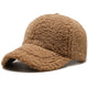 Solid Faux Lambswool Baseball Cap