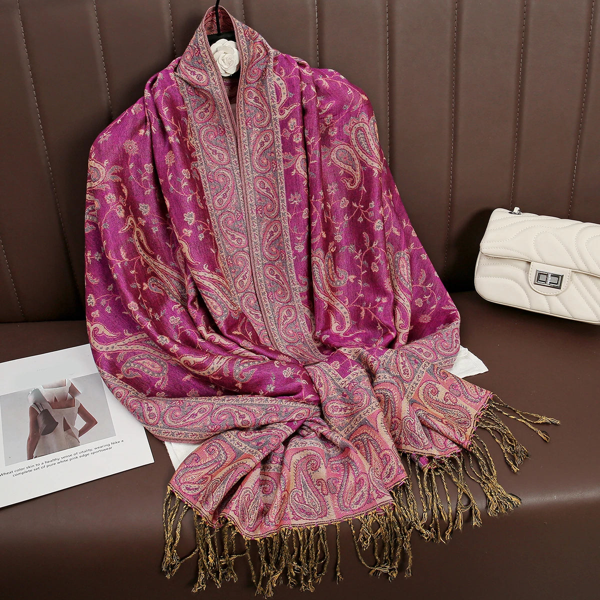 Luxury Brand Pashmina Cashmere Scarf