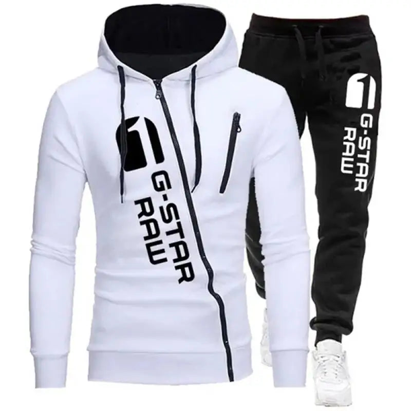 Zipper Tracksuit Hoodie + Sweatpants