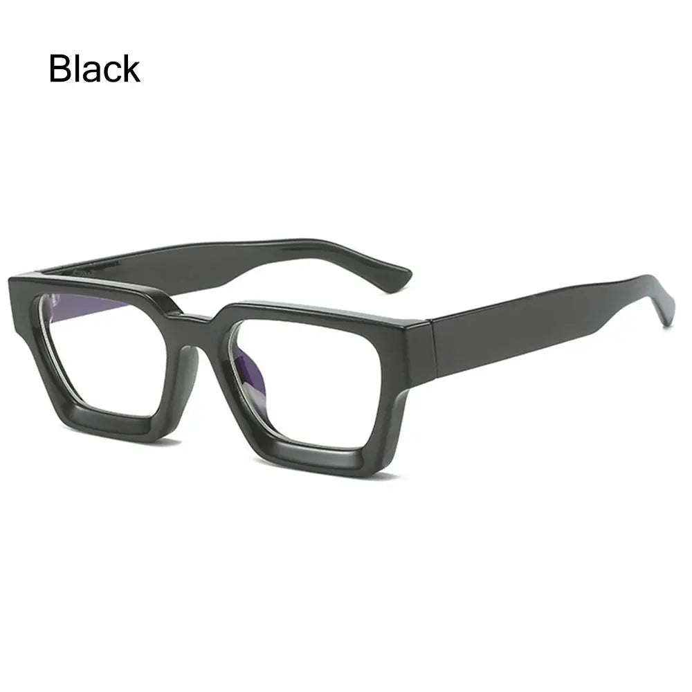 Square anti-blue light glasses