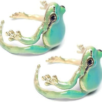 green frog shaped ring