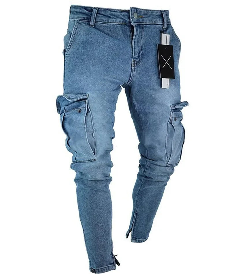 Jeans Fashion Trend Casual Knee Wear-resistant Comfortable