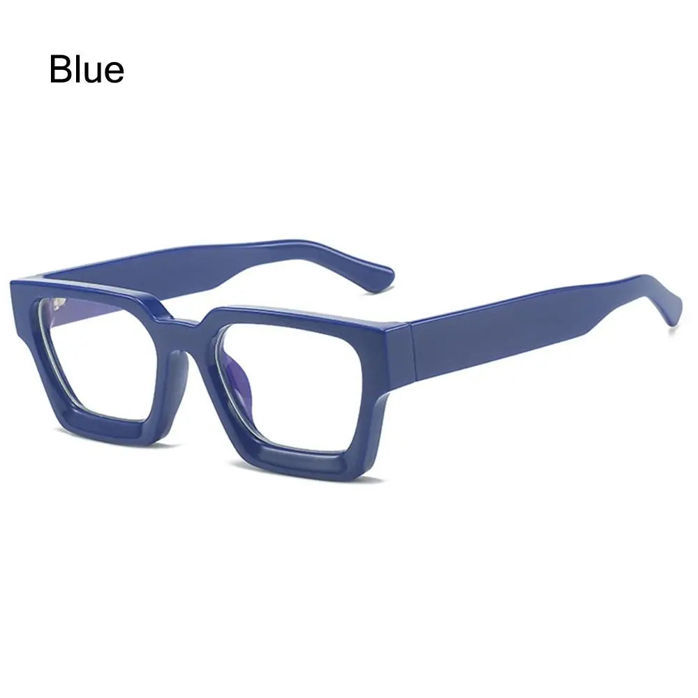 Square anti-blue light glasses