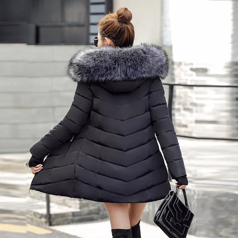 Thicken Warm Padded Cotton Long Coat