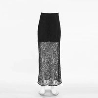 Talenza black lace transparent skirt