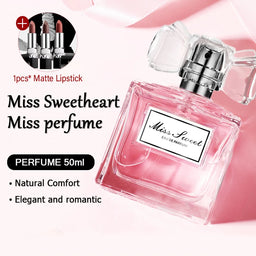 Parfum Miss Sweetheart aux Phéromones 50 ml dure 24 à 48 heures Notes florales légères Originaux Rencontres quotidiennes