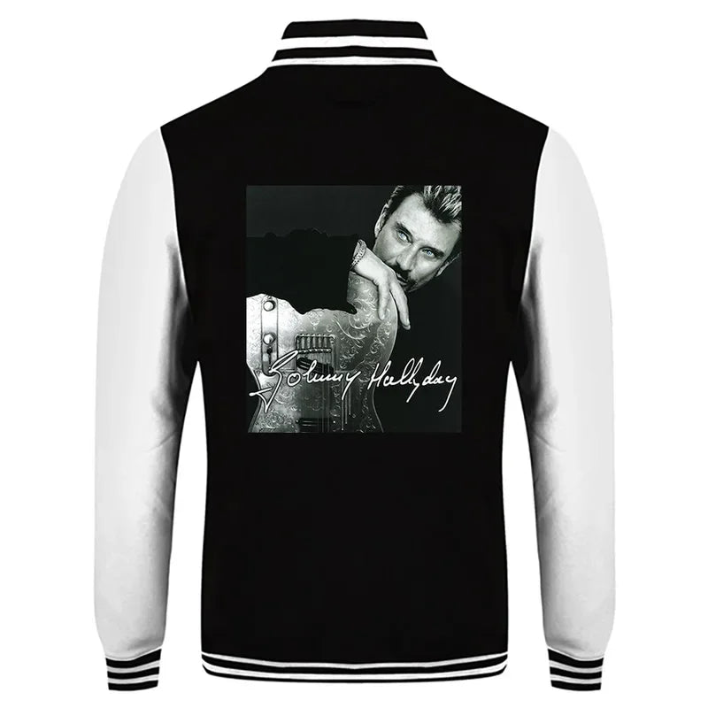 Johnny Hallyday printed jacket