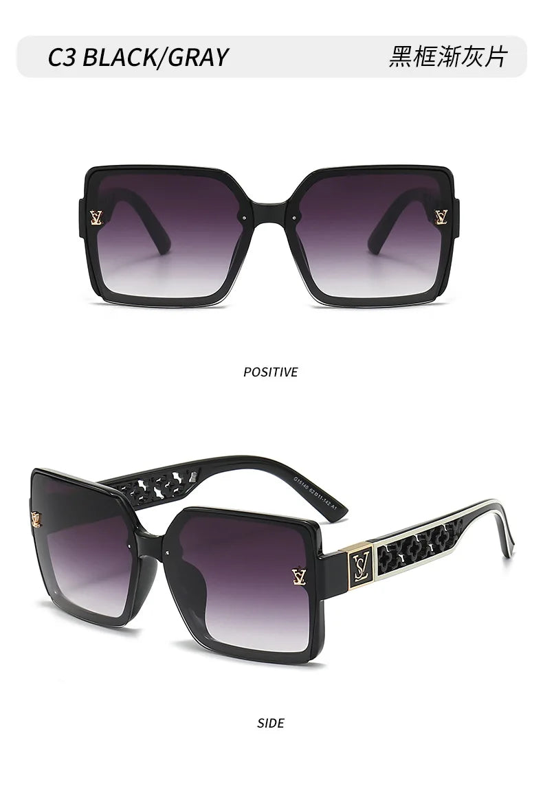 Luxury Square Designer Sunglasses