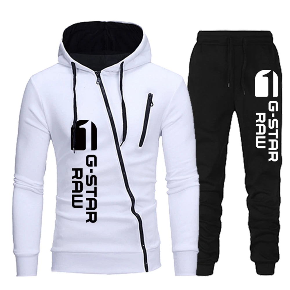 Zipper Tracksuit Hoodie + Sweatpants