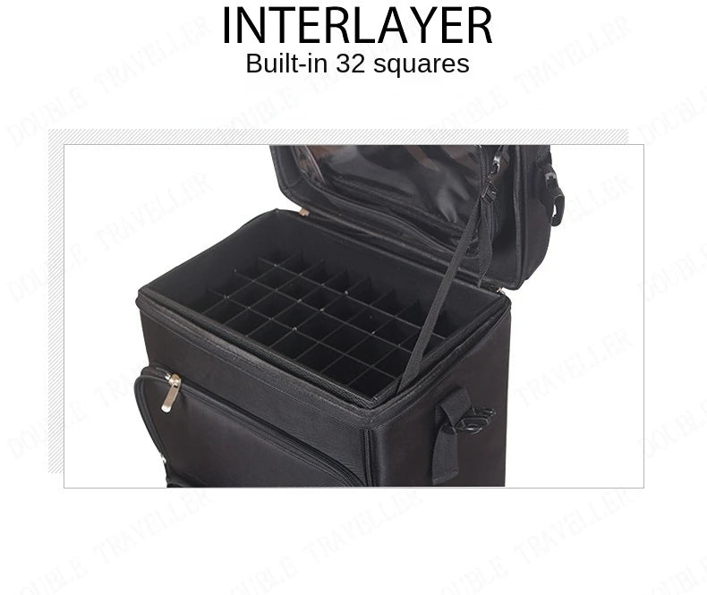 Professional makeup trolley case, beautician